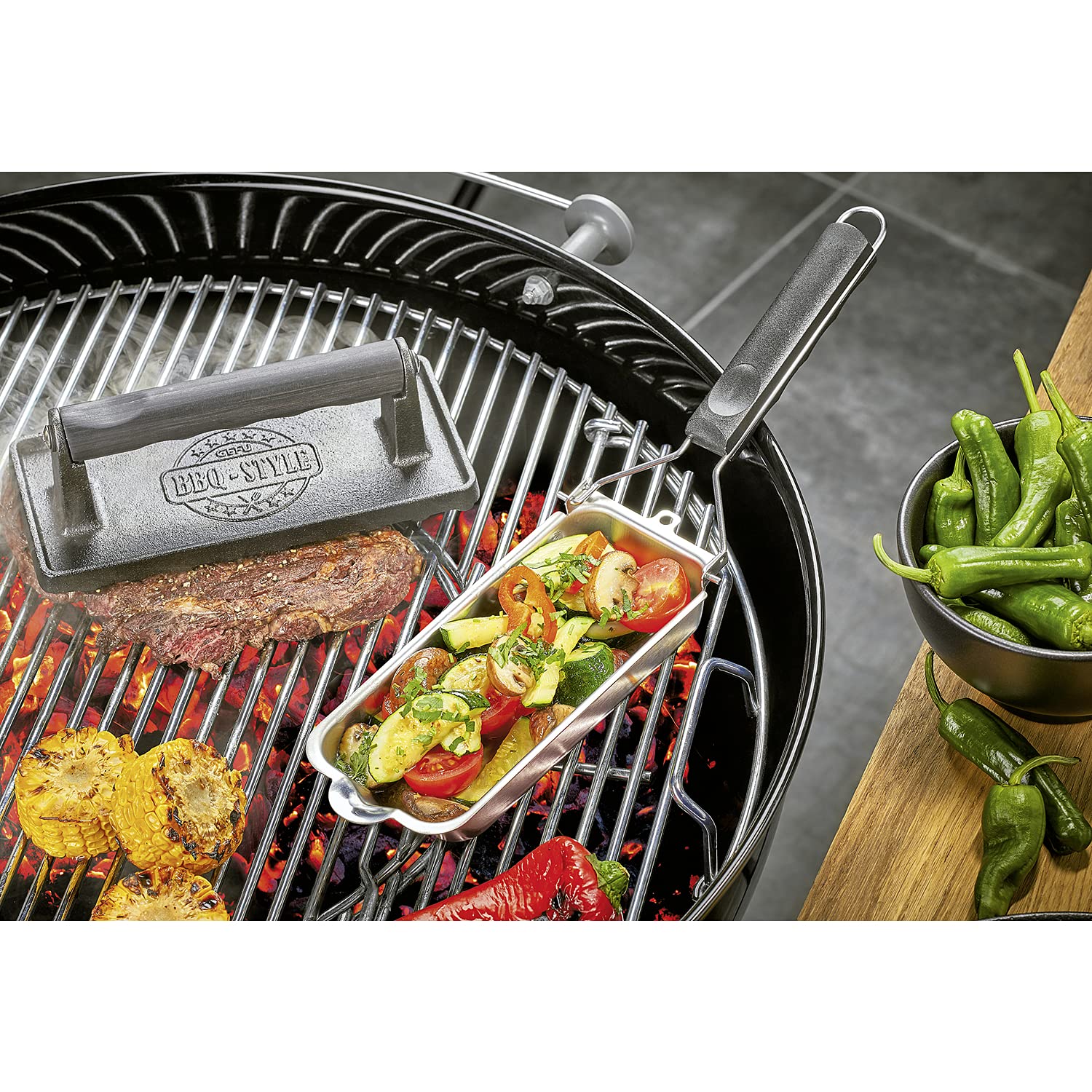 gefu-grillpf-nnchen-bbq-wiederverwendbare-mini-edelstahl-pfanne-f-r-den-grill-mi image 2