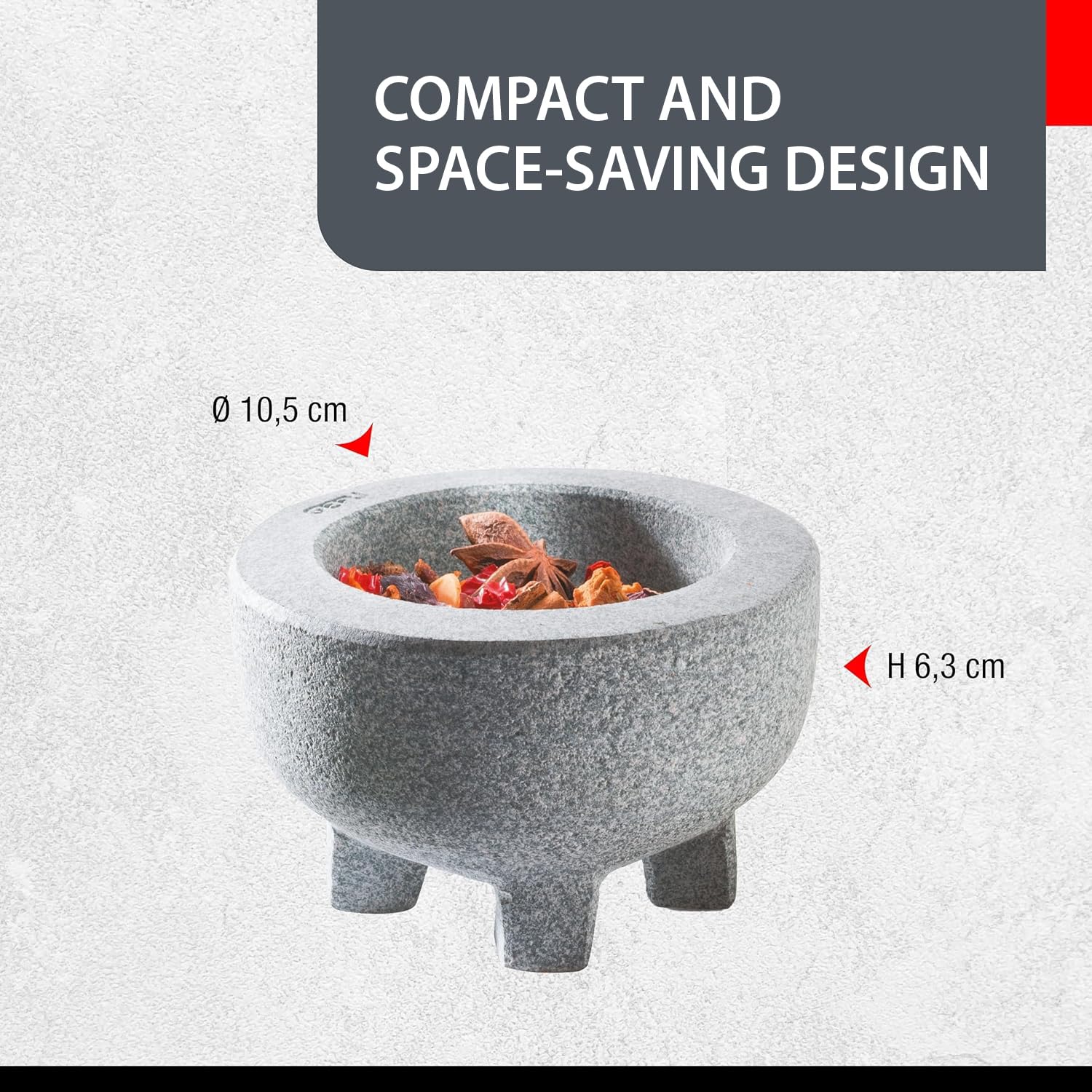 gefu-granitm-rser-crunchy-10-cm-kompakter-naturstein-m-rser-mit-st-el-f-r-gew-rz image 3