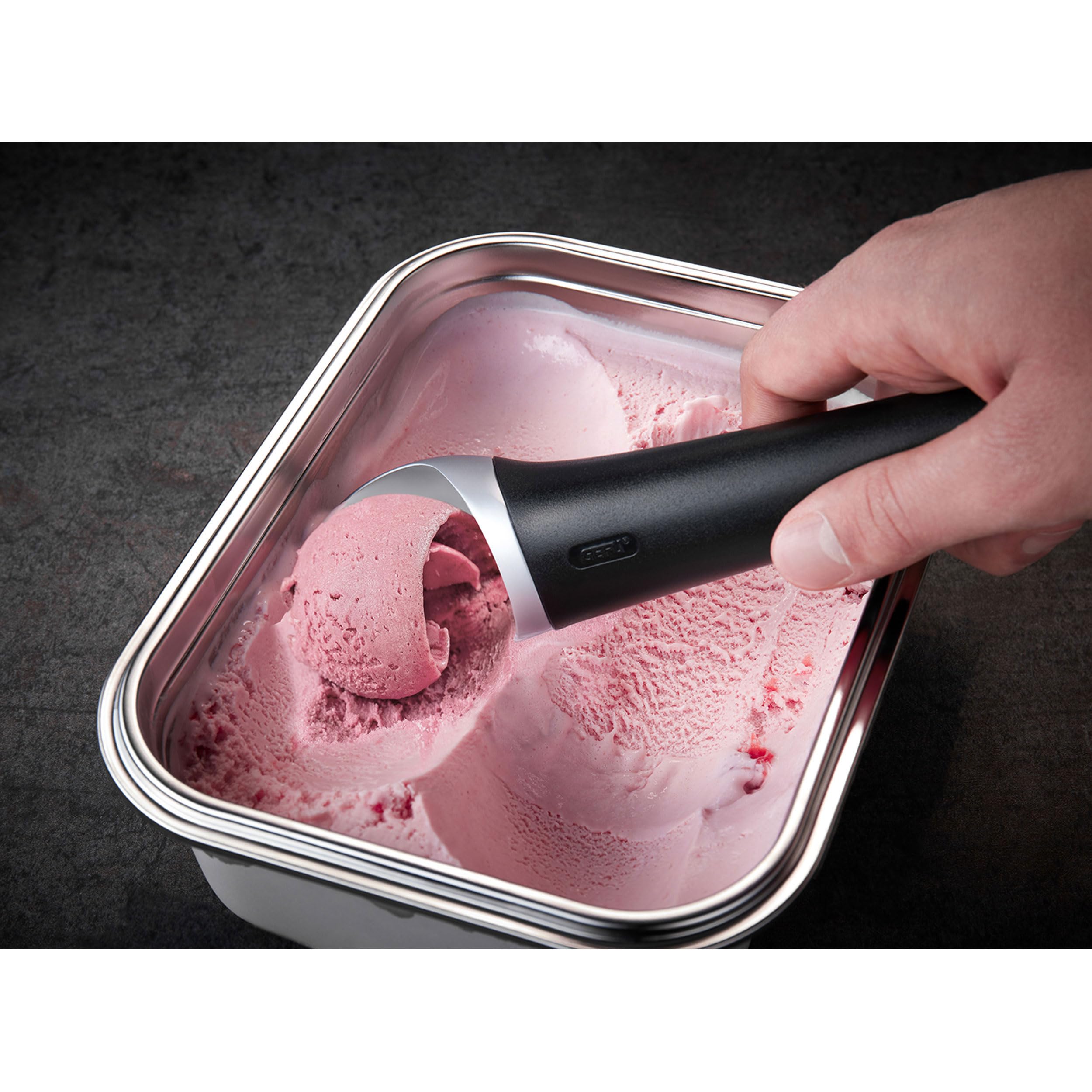 gefu-12497-eisportionierer-italia-ergonomischer-eisl-ffel-aus-zinkdruckguss-f-r- image 2