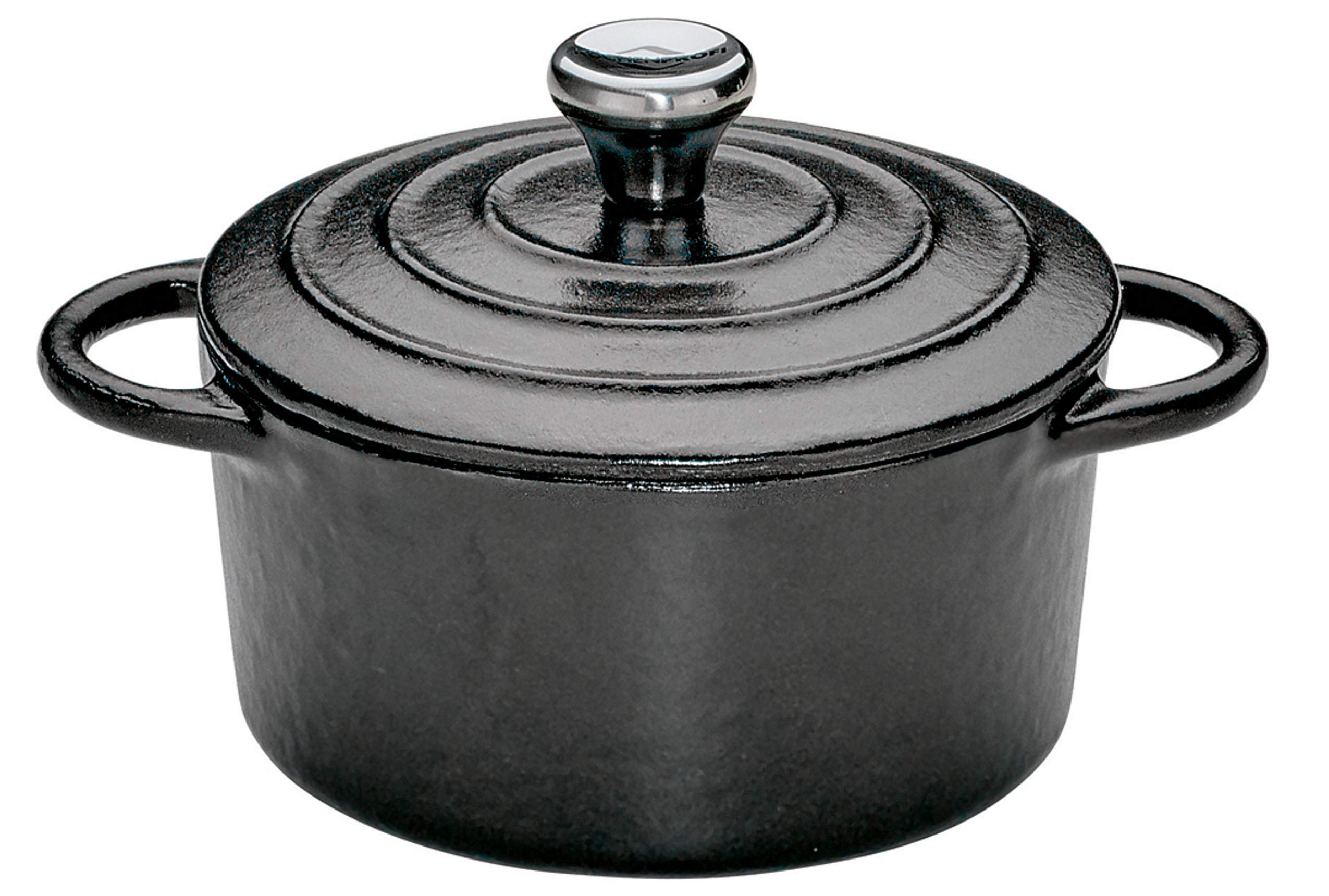 k-chenprofi-provence-mini-gusseisen-br-ter-rund-10-cm-emailliert-schwarz-f-r-all image 1