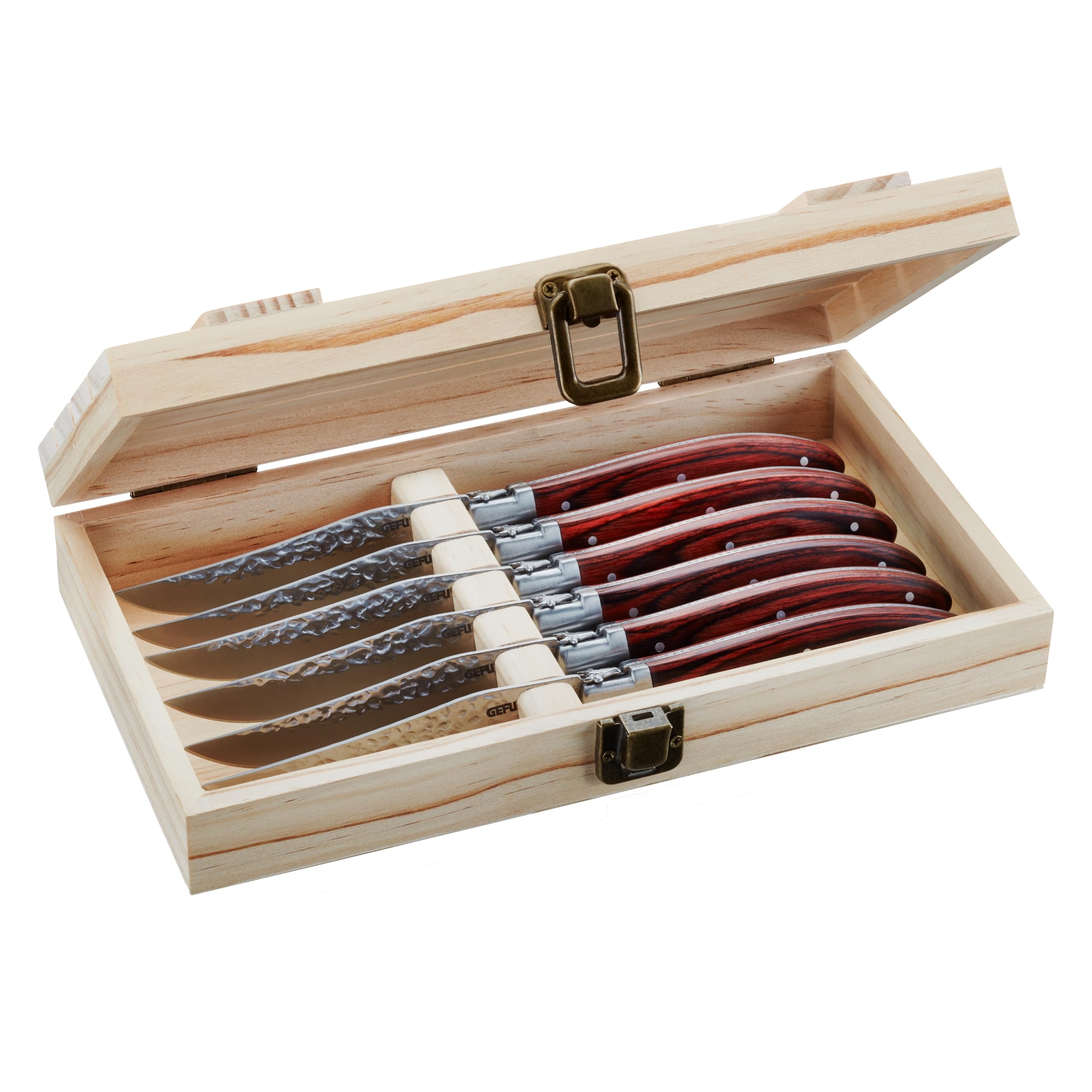 gefu-basco-steakmesser-set-4-st-ck-in-kiefernholz-box-steakbesteck-mit-ergonomis image 4