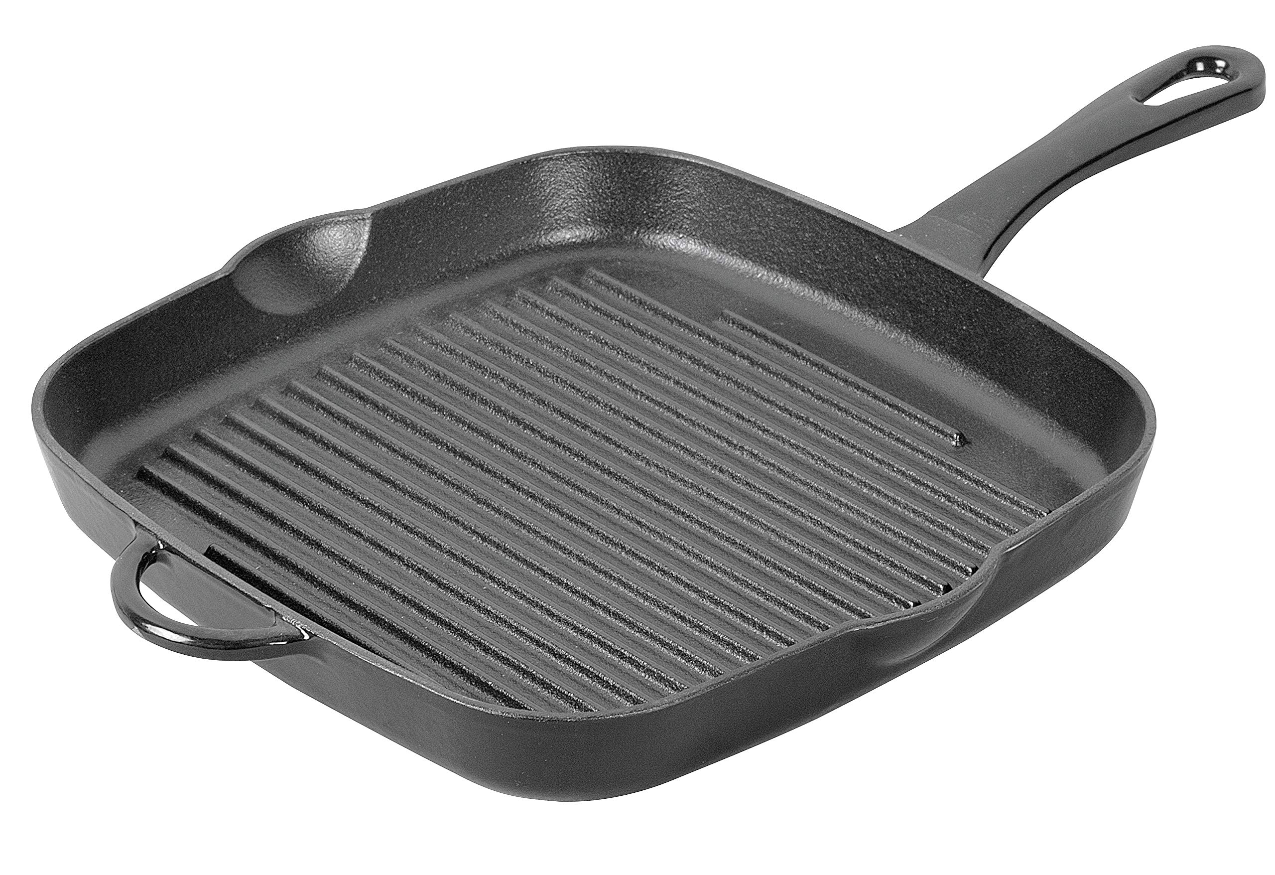 k-chenprofi-provence-quadrat-grillpfanne-aus-emailliertem-gusseisen-mit-gegengri image 1